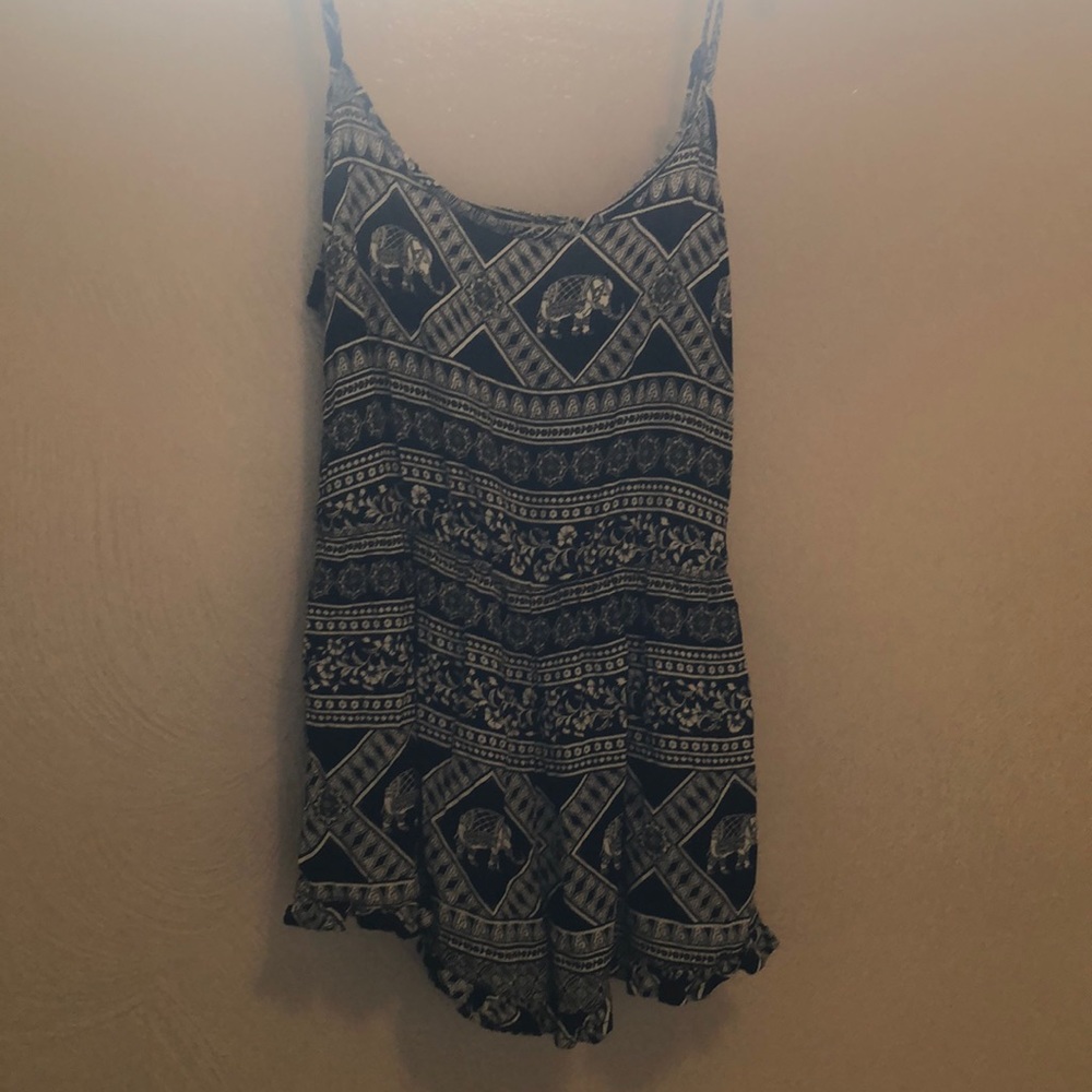 Printed romper